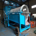 Compost drum municipal waste sorting machine mobile trommel gold screen